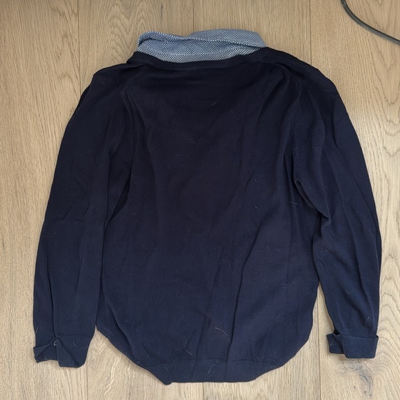 French Designer Sweater with Collar detail - Picture 5 of 5